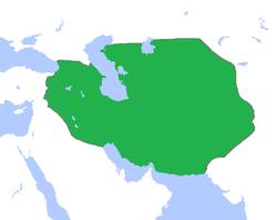 Timuridsko cesarstvo ov Timurjevi smrti 1405.