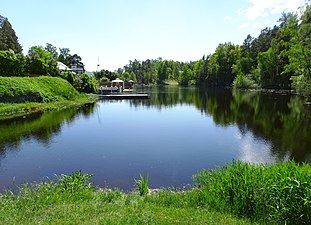 Övre Rudasjön, vy från Kolartorp.