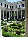 Kleines Peristyl im Getty-Museum, rekonstruiert nach dem Vorbild der Villa dei Papiri bei Herculaneum