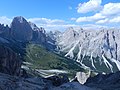Dal Passo Cigolade ampia veduta della valle del Vajolet - panoramio.jpg4 000 × 3 000; 2,43 MB