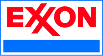 The Exxon logo, designed in 1966, introduced in 1972