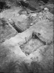 La tomba di Hetepheres I, accanto alla Piramide di Cheope, in una fotografia del 1925.