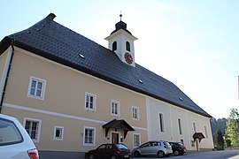 Pfarrkirche und Pfarrhof in Gams bei Hieflau