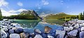 Fairview Mountain (left) reflected in Lake Louise