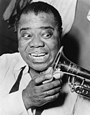 Louis Armstrong, muzician american de jazz