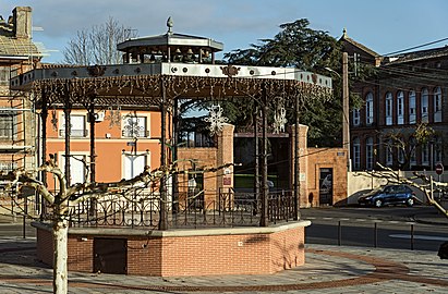 Le kiosque à musique.