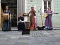 Psalteria aus Tschechien präsentiert mittelalterliche Musik, 19. Pflasterspektakel 2005