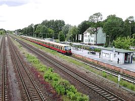 Der Bahnhof im Mai 2014