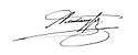 Alexander III o Roushie's signature