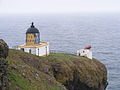 Faro de Cabo de St. Abb Nuevo.