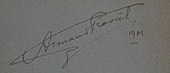 signature d'Armand Praviel