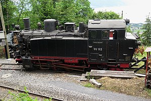 99 193 bei der Museumsbahn Blonay–Chamby