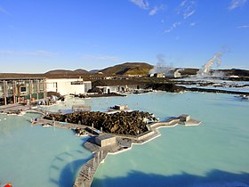 Terme Bláa lónið na Islandu