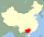Guangxi eskualde autonomoaren kokapena Txinako mapan.