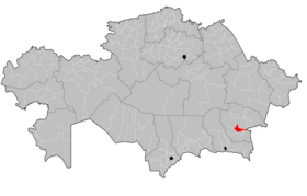 Localisation de District d'Eskeldi