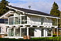 Huf Haus in Schottland bei West Linton im Herbst 2008