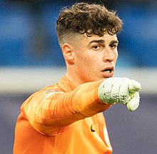 Arrizabalaga mängimas Chelsea eest 2021. aastal