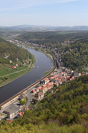 Die Elbe in Sakse.