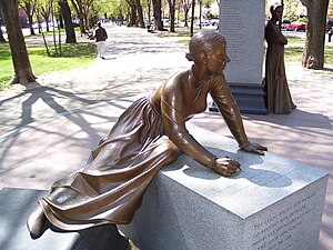 Lucy Stone estatua, Boston 2005