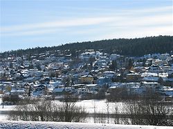 The village of Rælingen