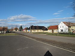Centre of Radovesice