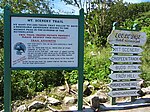 One of the Mount Scenery trailheads