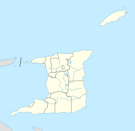Port of Spain na mapi Trinidada i Tobaga