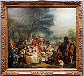 Charles André van Loo, Halte de chasse (Halt During the Hunt), 1737