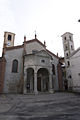 Entrata principale e facciata della chiesa di San Germano