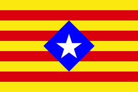 Estelada romboidal (versión primitiva de la estelada azul)