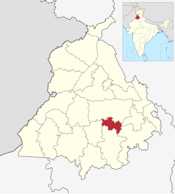 Location in Punjab