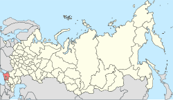Krasnodarin aluepiirin sijainti