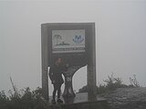 Thermometer on the top of Morro da Igreja´s Mountain