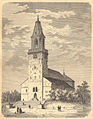 La chiesa nel 1889