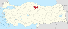 Kaart van Amasya