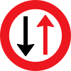 B18: Priority for oncoming vehicles