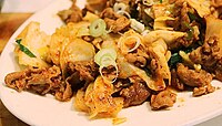 Jeyuk-bokkeum (stir-fried pork)