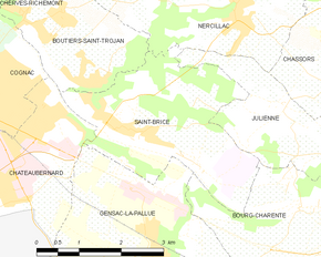 Poziția localității Saint-Brice