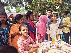 Rural marriage ceremony in Mymensingh, Bangladesh