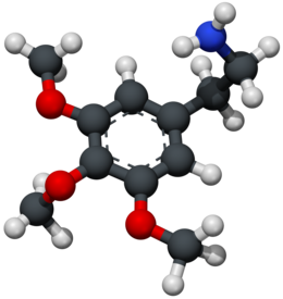 Struttura 3D della mescalina