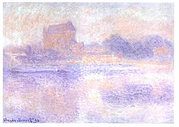 Claude Monet : La collégiale dans la brume (1894)