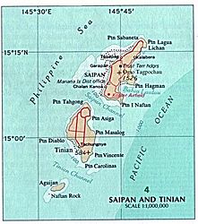 Saipan – Mappa