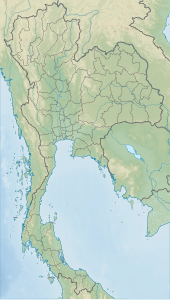 Map showing the location of Khao Ang Rue Nai Wildlife Sanctuary