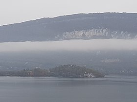 Chatillon and Lac du Bourget as seen from Conjux