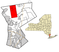 Location of Yorktown, New York