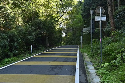 県道月岡真壁腺（石岡市方面）