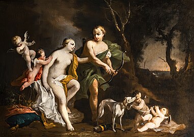 Venus et Adonis, Galeries de l'Académie de Venise.