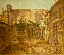 Germain David-Nillet : La maison de Marion du Faouët (vers 1913, huile sur toile, Musée du Faouët).