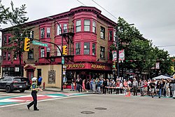 East 1st Avenue and Commercial Drive during the "Italian Days" festival