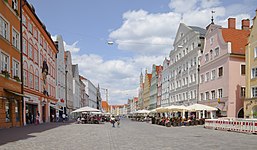 Vista de la calle Altstadt.